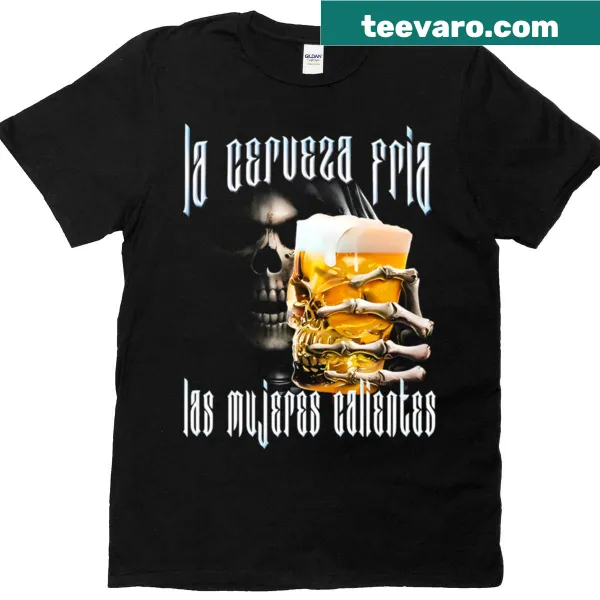 Typography T-shirt with cold brew and company theme