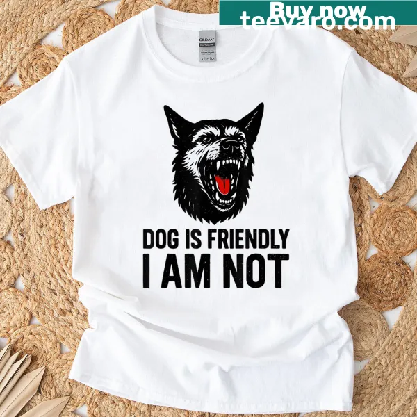 Vintage distressed design featuring a friendly dog and a wild wolf on a T-shirt.