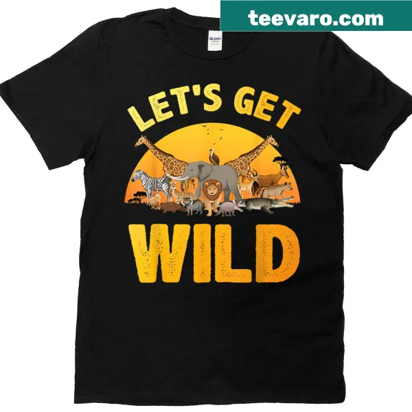 Safari-themed t-shirt with humorous text for adventure lovers