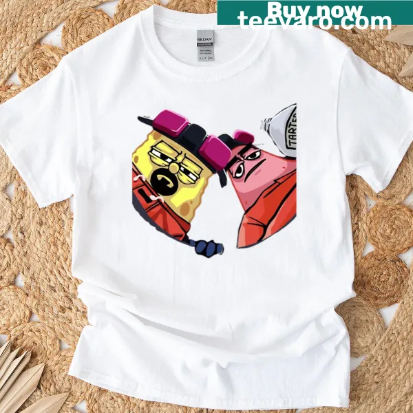 Cartoon t-shirt depicting galactic mayhem with playful characters