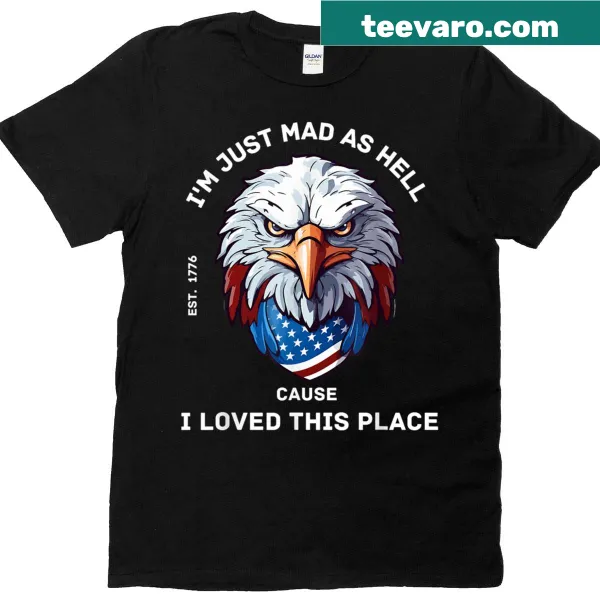 T-shirt with bold text expressing frustration and love for a place