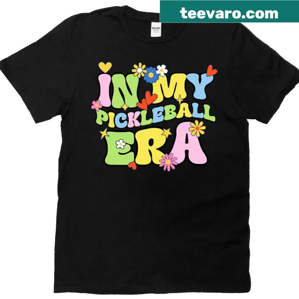Playful T-shirt with text: In My Pickleball Era