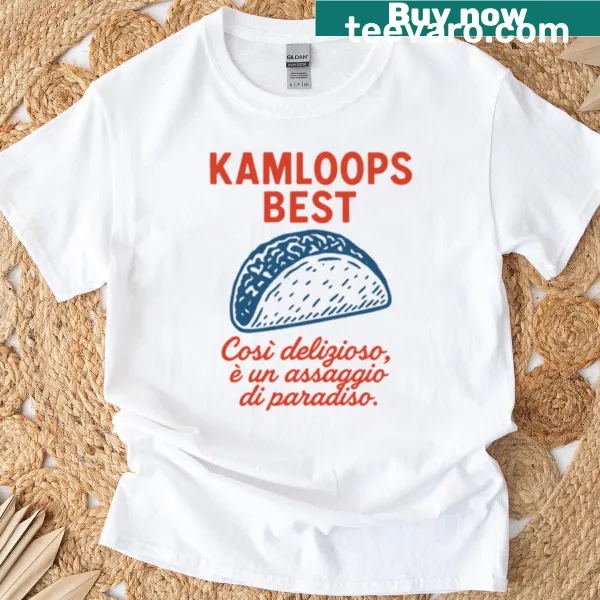 Oversized tee featuring a funny taco graphic with Italian elements