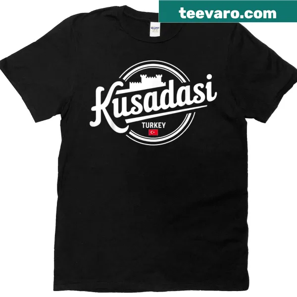 Iconic Kusadasi, Turkey design on a travel T-shirt