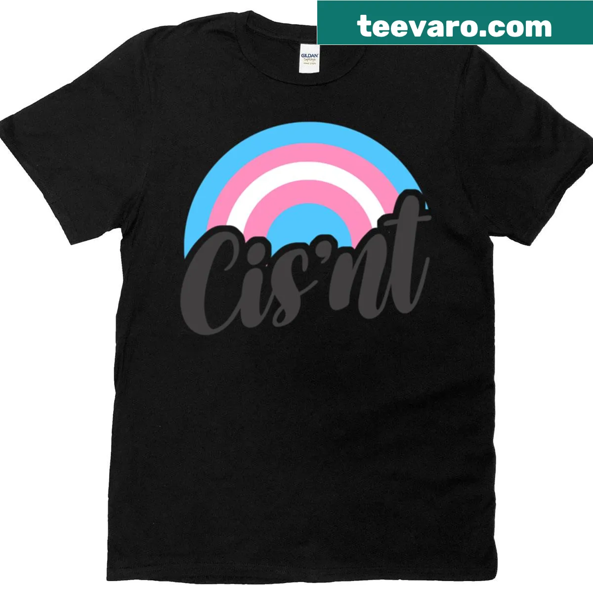 Humorous text graphic about gender identity on T-shirt — on a men's t-shirt