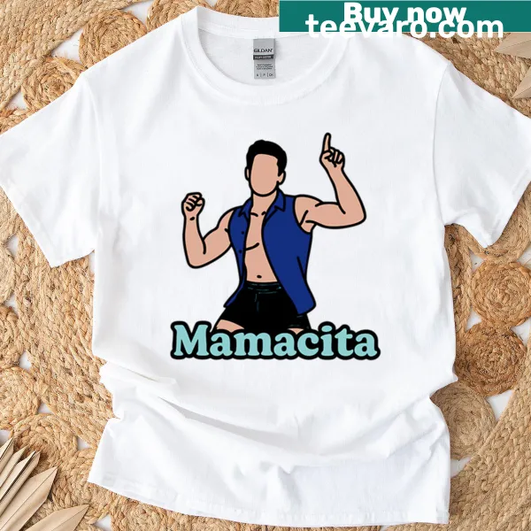 Stylish oversized T-shirt with the word 'Mamacita' celebrating motherhood.