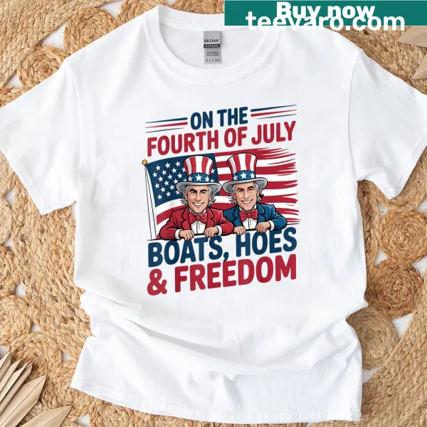 Funny 4th of July T-shirt with playful phrase about freedom