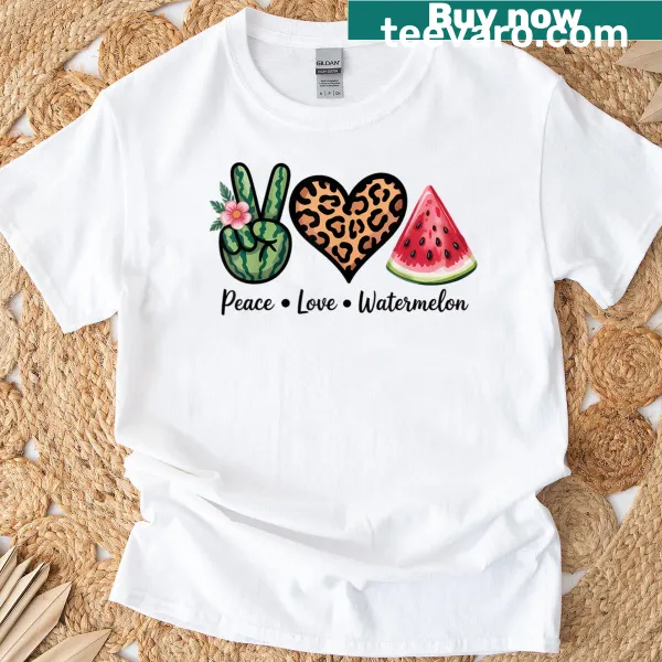 Cute watermelon t-shirt with summer theme