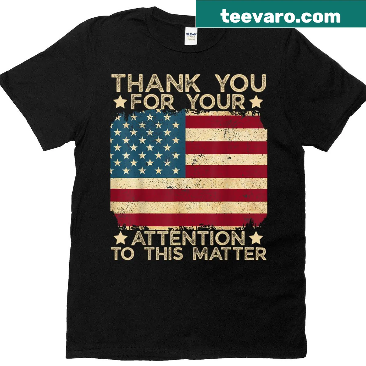 T-shirt displaying USA flag and humorous text design. — on a men's t-shirt