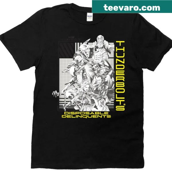 Thunderbolts Disposable Delinquents t-shirt with playful graphic