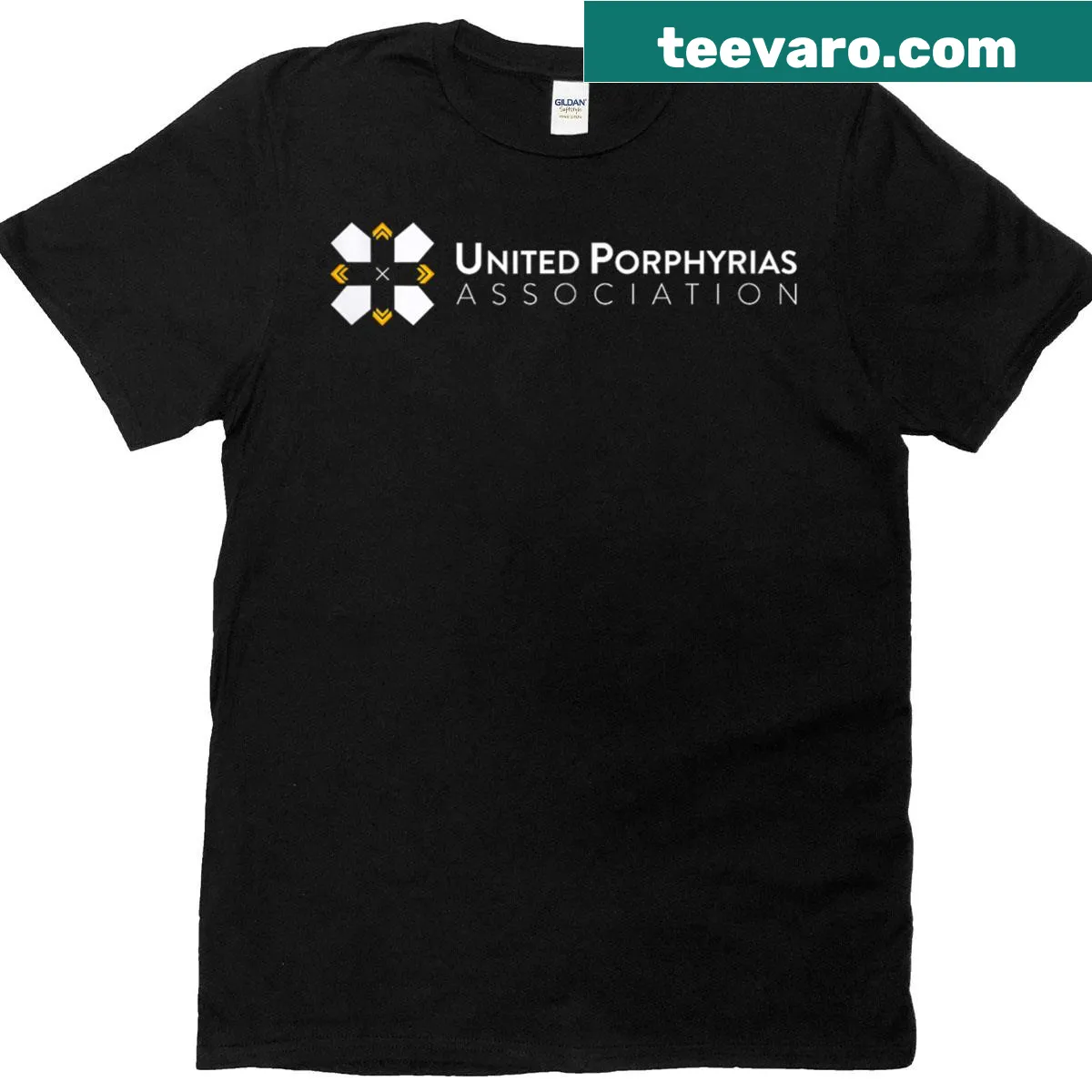 Minimalist t-shirt with bold typography featuring the word 'Upa' — on a men's t-shirt