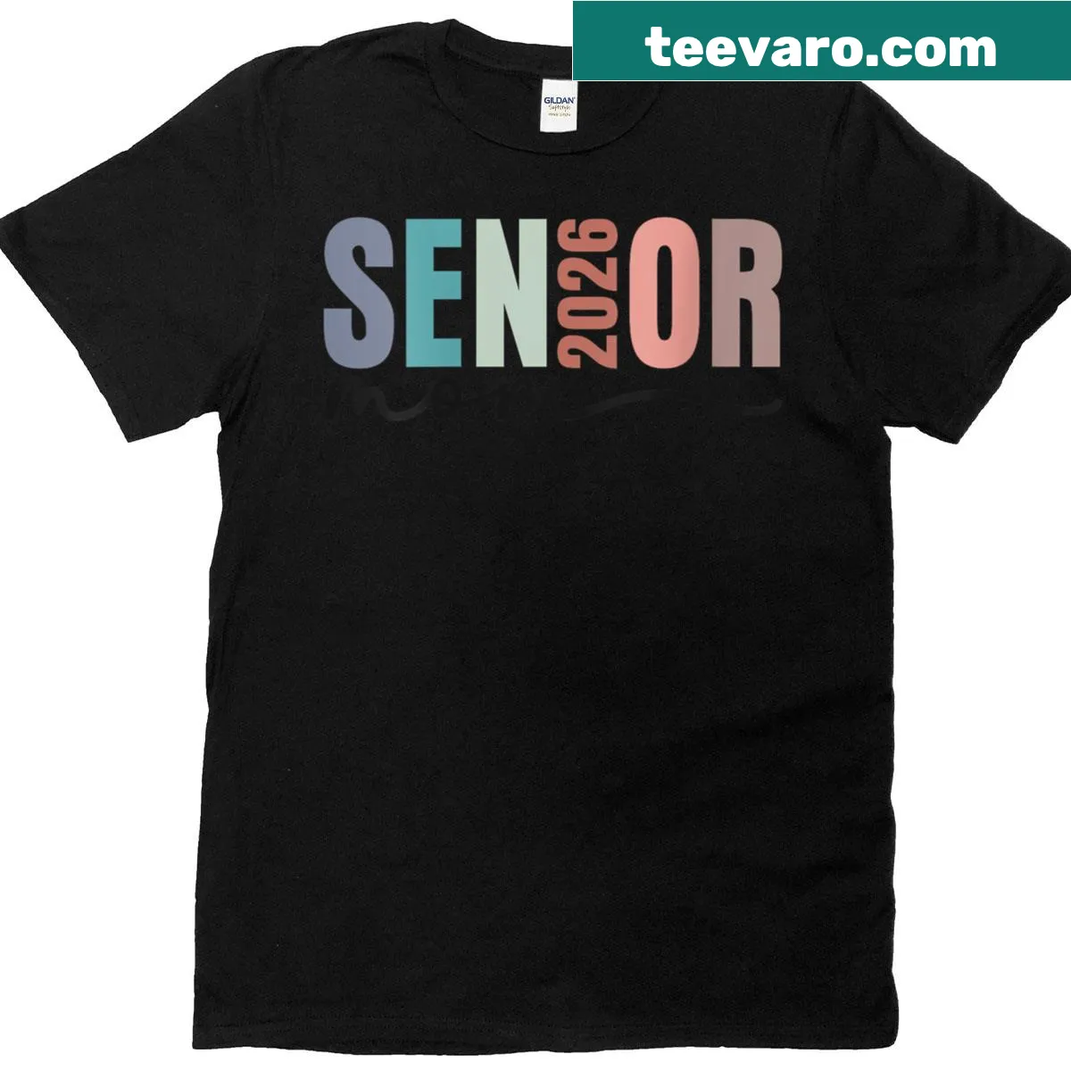 Proud mom t-shirt for Class of 2026 graduation — on a men's t-shirt