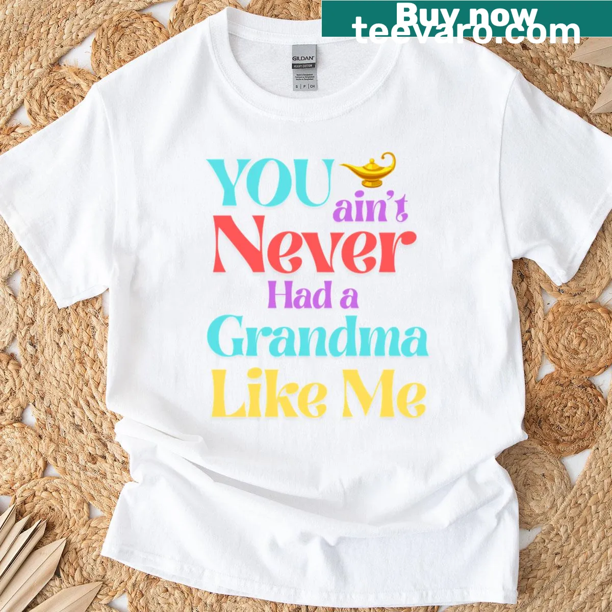 Heartfelt grandma T-shirt with unique saying — on a men's t-shirt