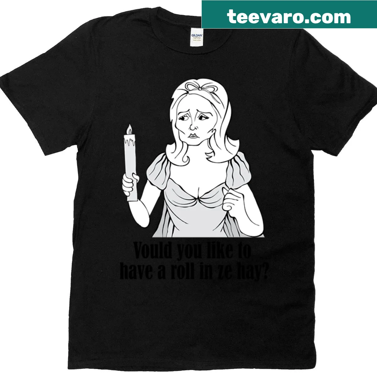 Cartoon fan art t-shirt inspired by Young Frankenstein — on a men's t-shirt