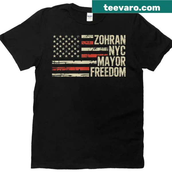 Zohran for NYC Mayor freedom t-shirt