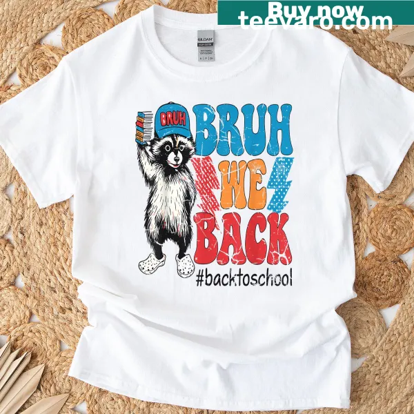 Illustrative t-shirt celebrating the first day of school for kids