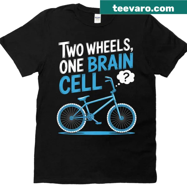 T-shirt featuring a bicycle chain graphic tailored for mountain bikers
