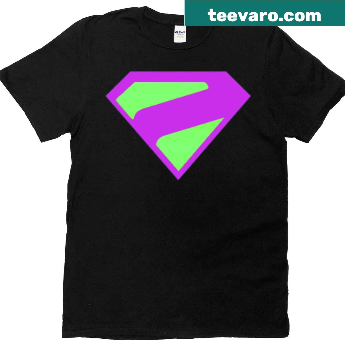 T-shirt featuring a bizarre abstract symbol graphic. — on a men's t-shirt