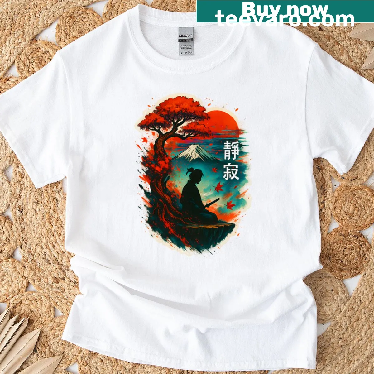 Minimalist Bladezen t-shirt with bold text graphic — on a men's t-shirt