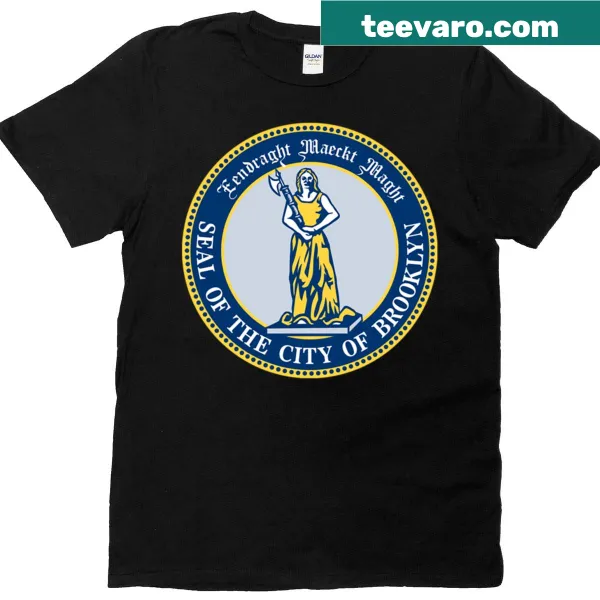 Text design featuring Brooklyn NYC on a stylish t-shirt