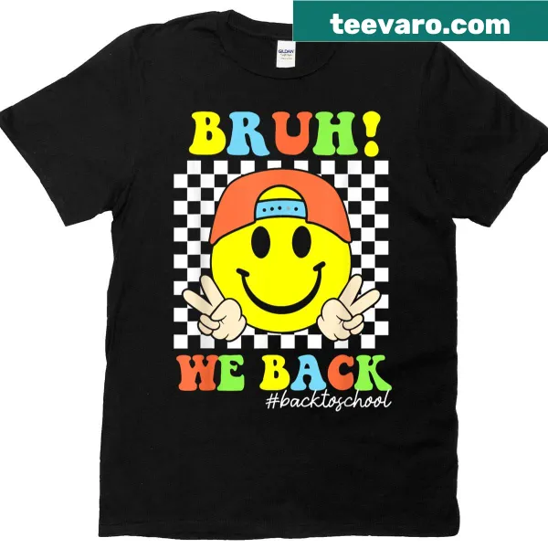 Funny back-to-school shirt with boys dabbing and text