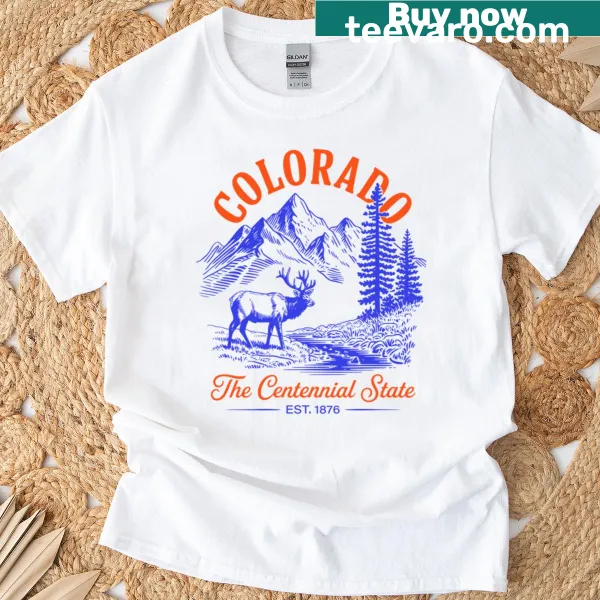 Patriotic Colorado t-shirt with established year design