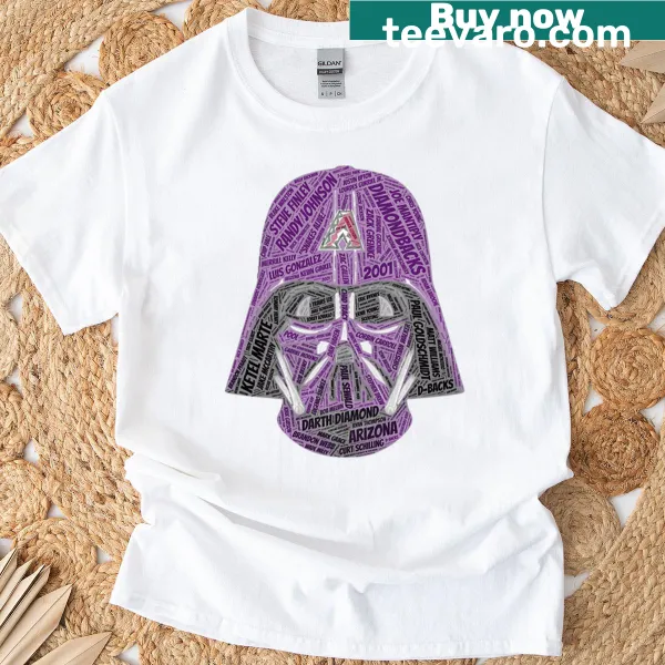 T-shirt featuring a reimagined Darth Diamond graphic