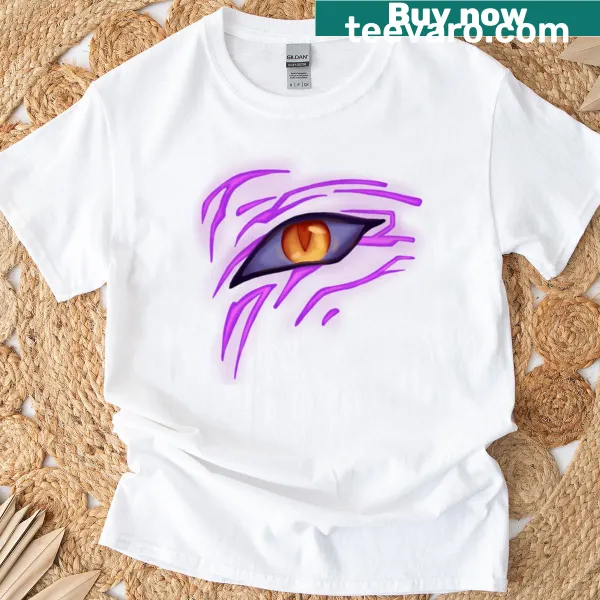 Mysterious demon eye graphic T-shirt