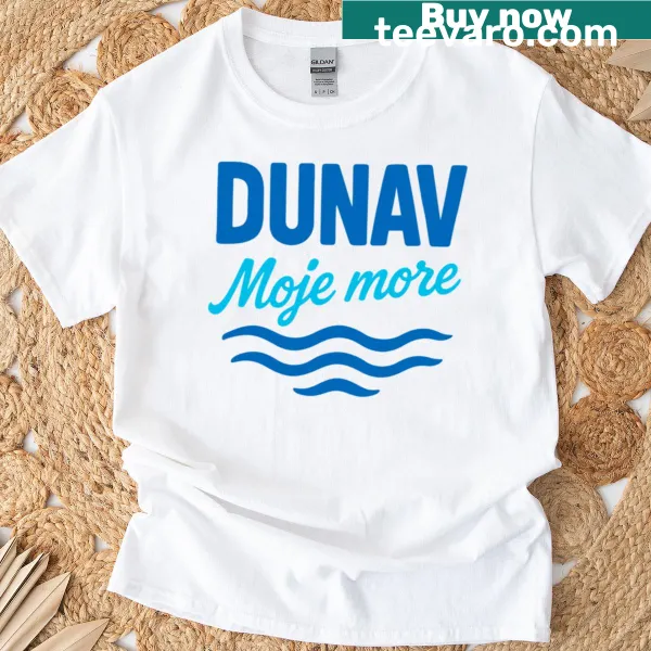 Retro typography shirt celebrating the Dunav River