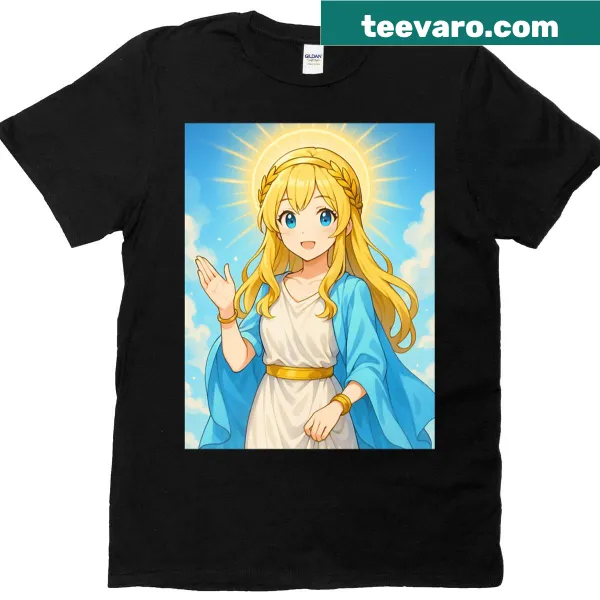 Thought-provoking T-shirt with the phrase 'Existence of God'.