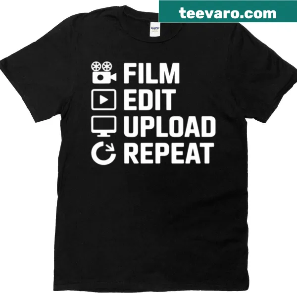 T-shirt celebrating video editing with a creative phrase for filmmakers