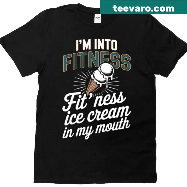Playful T-shirt with the phrase 'Ice Cream In My Mouth'