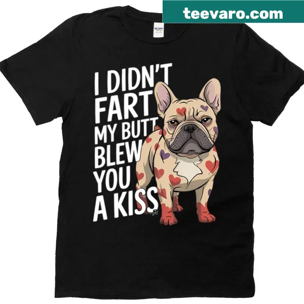 Adorable French Bulldog illustration on a t-shirt