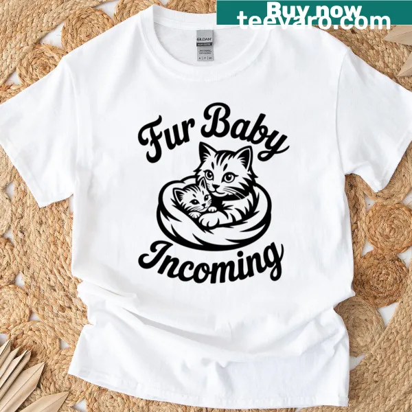Cute pregnancy announcement t-shirt for fur baby