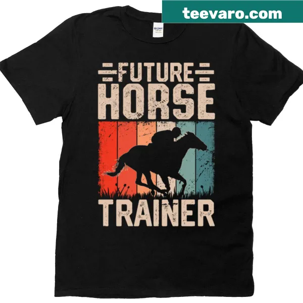 T-shirt for kids with the phrase: Future Horse Trainer