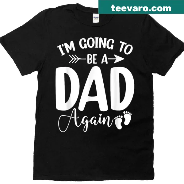 Dad-to-be T-shirt announcing new pregnancy with clear text