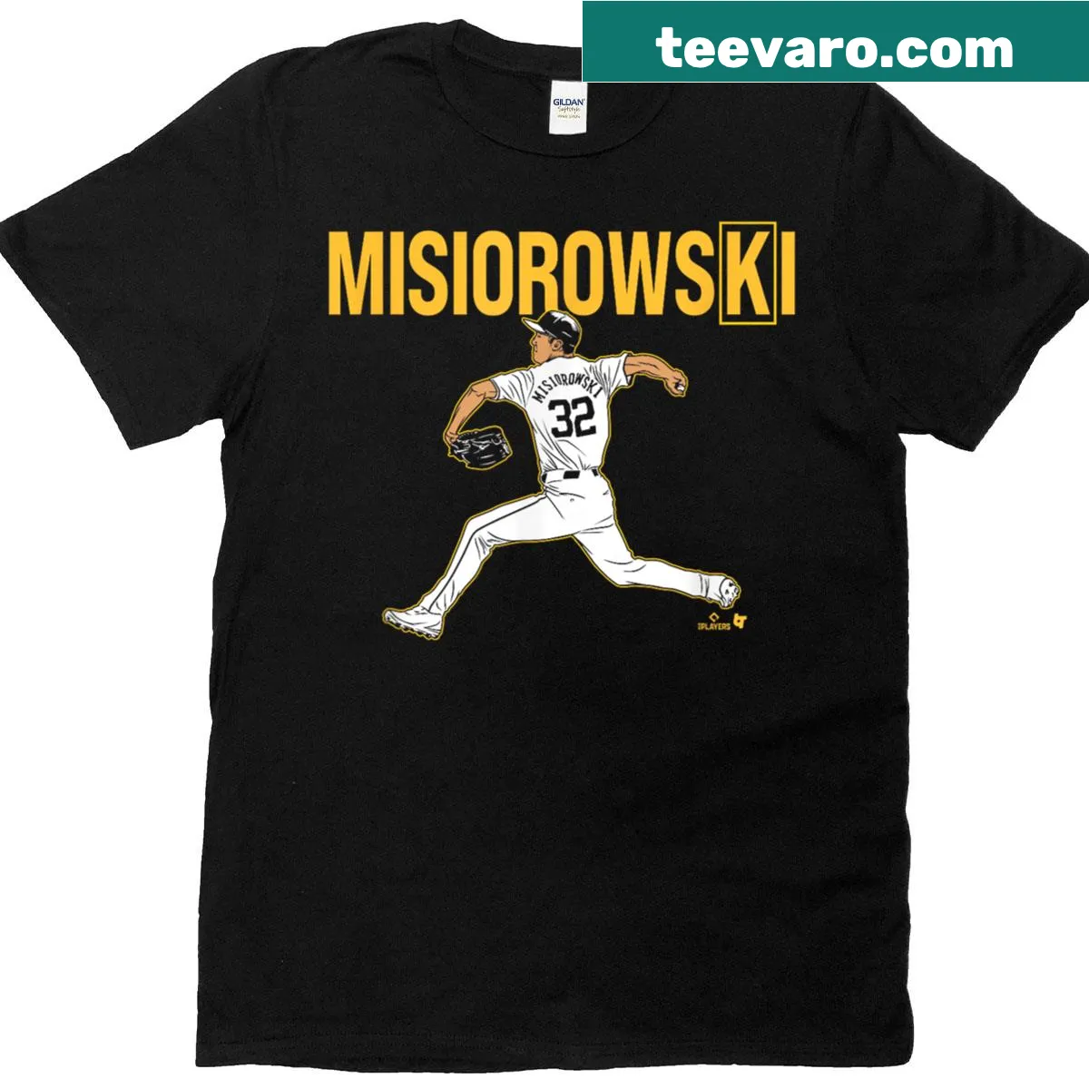 Illustration of the K sign for Milwaukee baseball fans — on a men's t-shirt