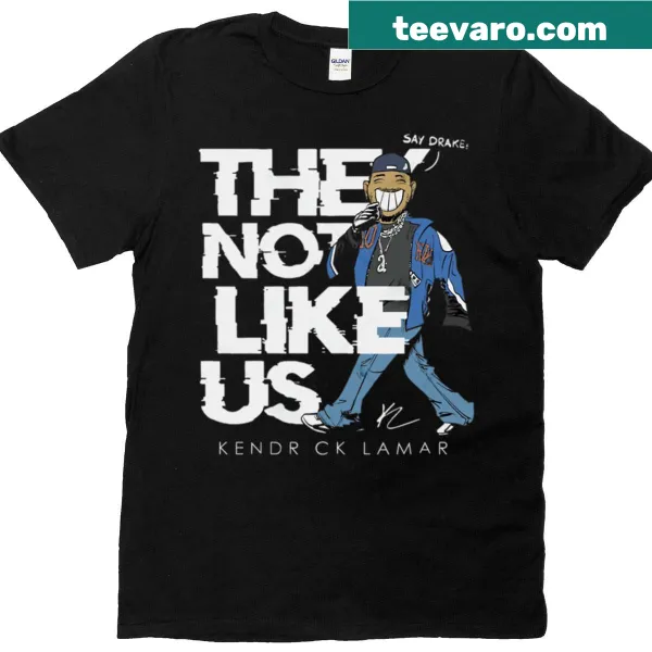 Kendrick Lamar They Not Like Us text T-shirt