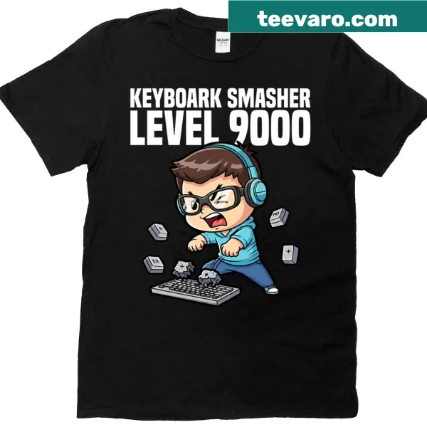 Keyboard Smasher graphic T-shirt for programmers