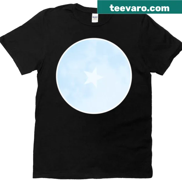 Glowing edition t-shirt featuring a stunning illustration of the Arctic Moon