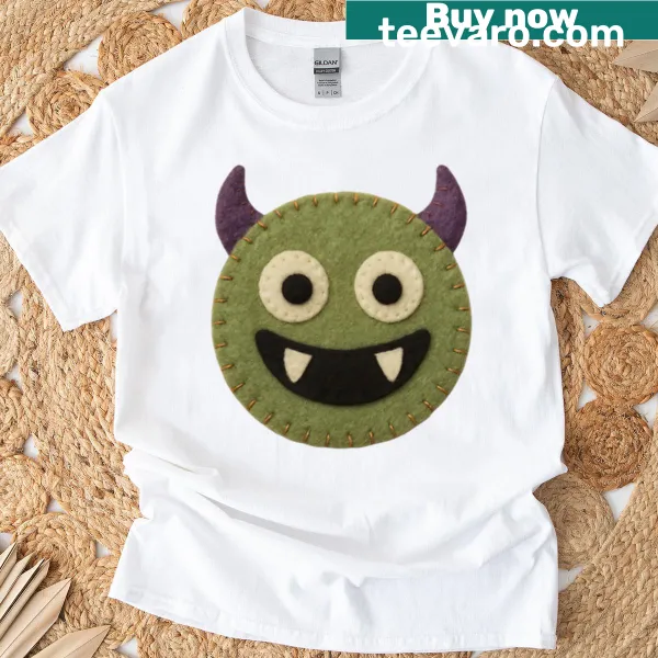 Cute illustration of small teeth on a children's t-shirt