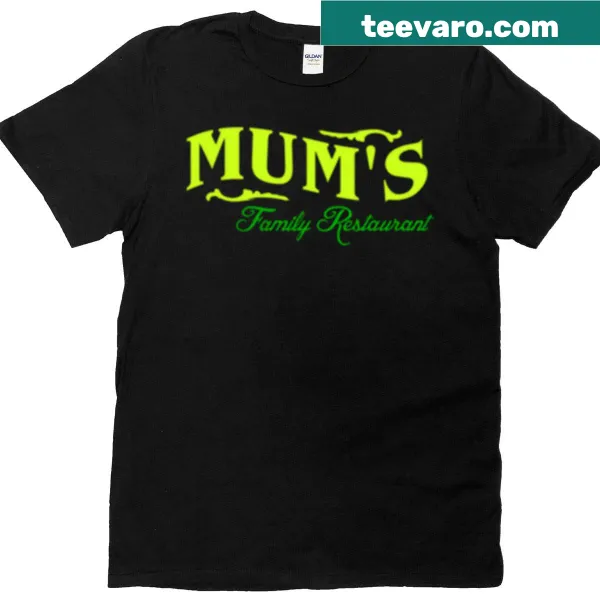 Wholesome typography T-shirt celebrating moms with a heartfelt message