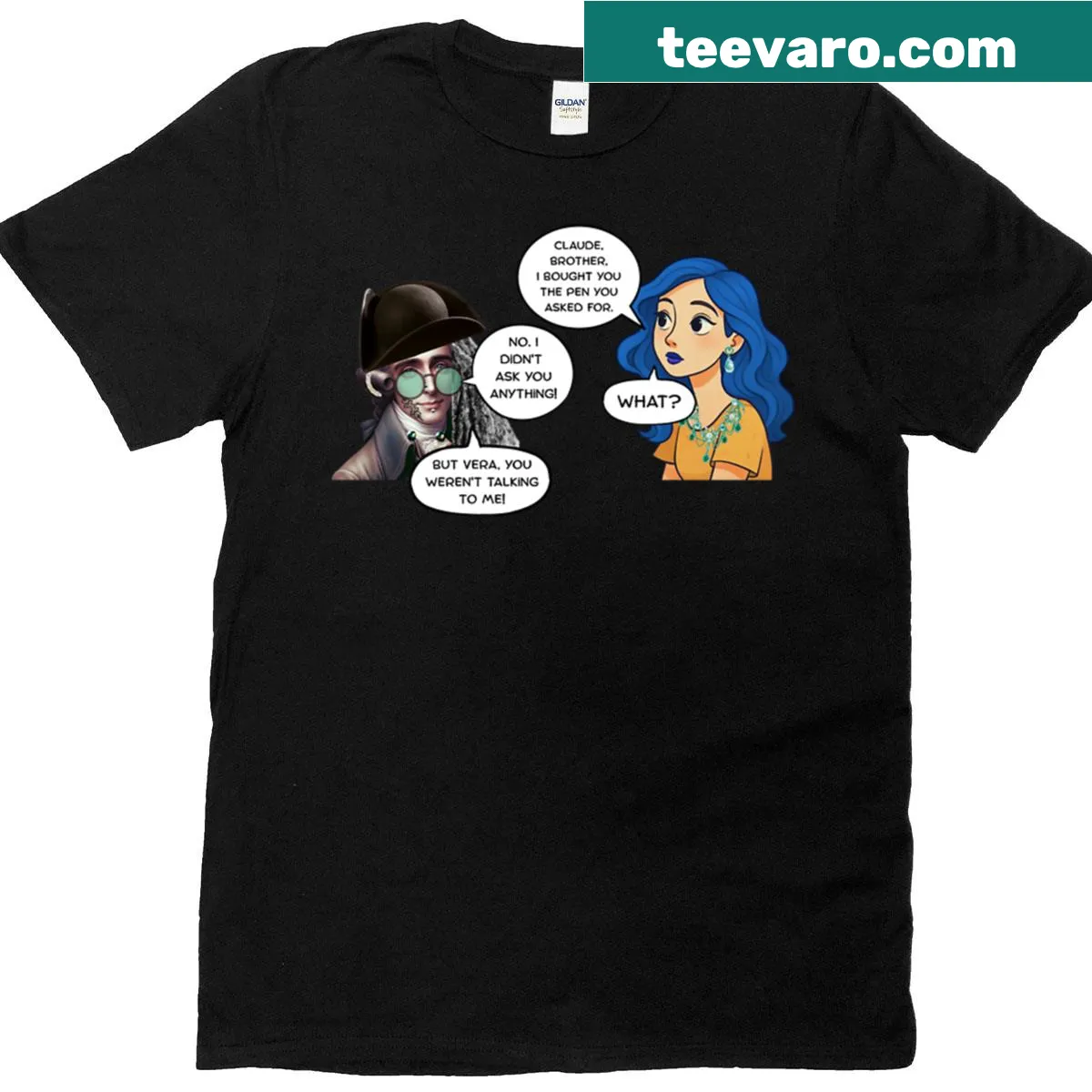 Minimalist t-shirt featuring the word myth in bold text — on a men's t-shirt