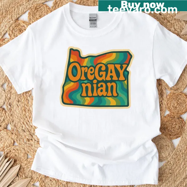 Typography T-shirt celebrating music with Oregaynian Groove design