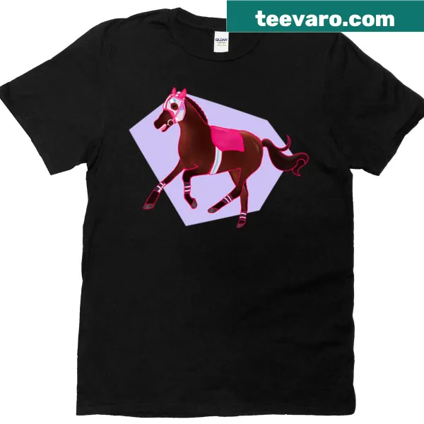 Cartoon shirt with 'Pretty Derby' design