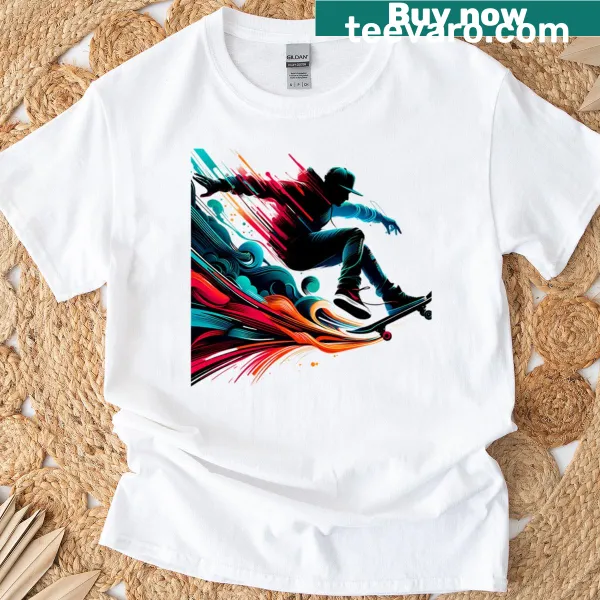 Skate Life t-shirt with bold typography design