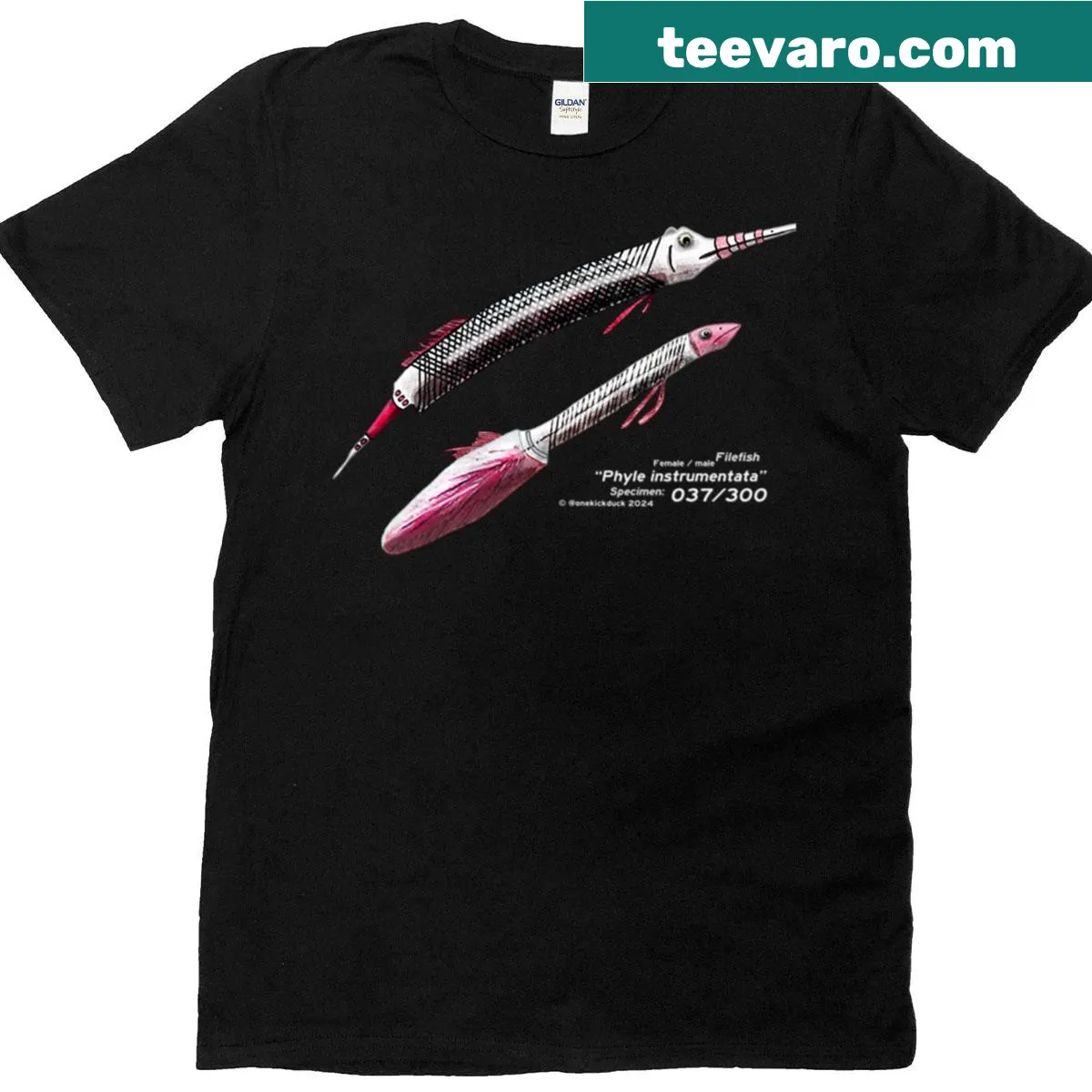 Typographic design of the phrase Spot The Difference on a t-shirt — on a men's t-shirt