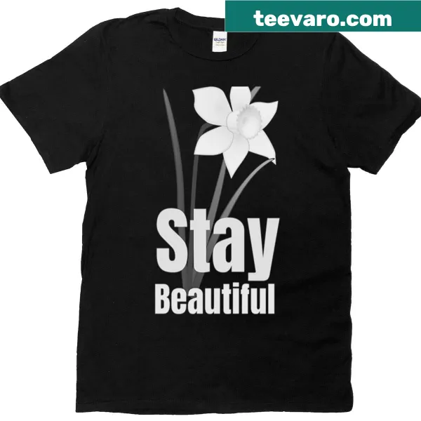 Floral heart illustration on an oversized T-shirt