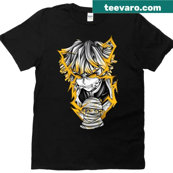 Thunder Breathing T-shirt with a bold, dynamic print