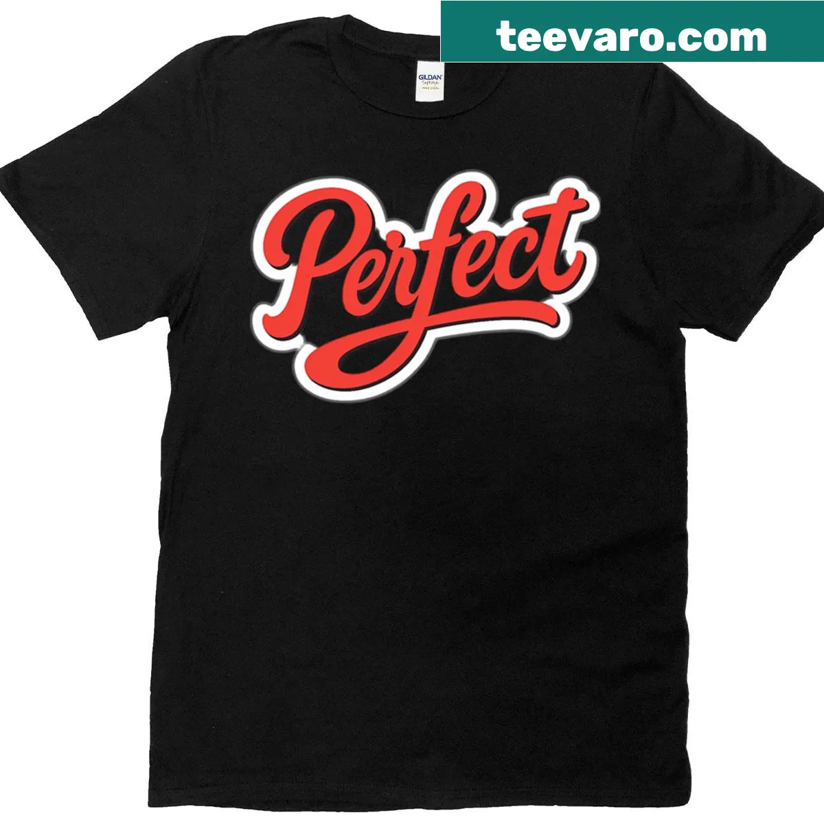 T-shirt with a bold hand-lettered retro typography design. — on a men's t-shirt